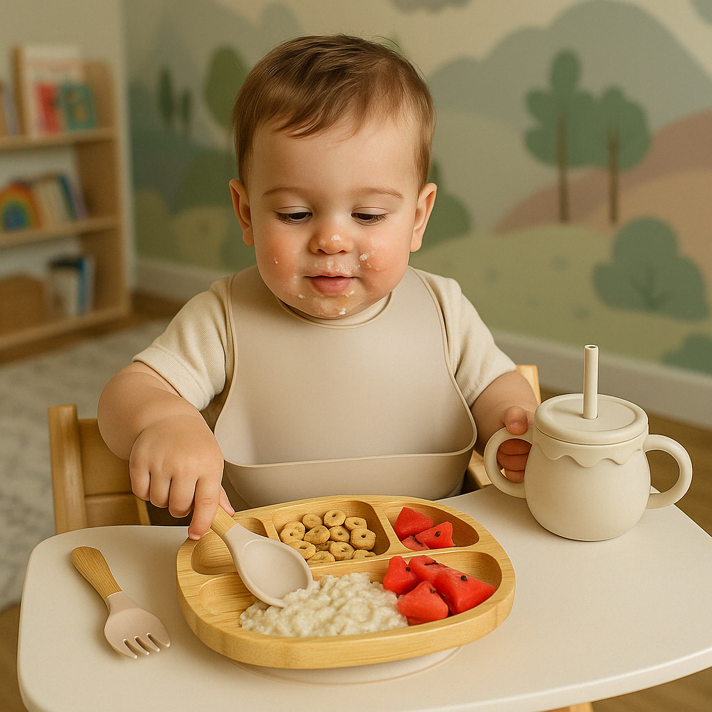 Silicone dining set